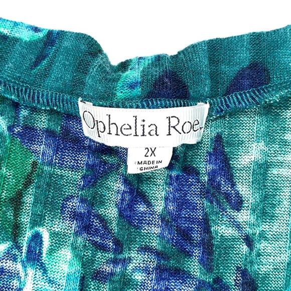 Ribbed Tie Front Button Down Blouse - Picture 9 of 11